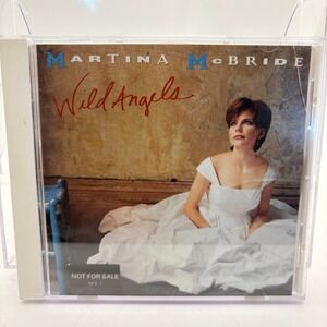 Martina McBride Wild Angels CD Album 1995‎ RCA Records Promo Not For Sale